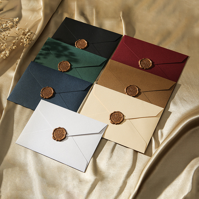 Wax Seal Stamp Kit - 10 Set 16X11Cm Kartu Ucapan Tekstur