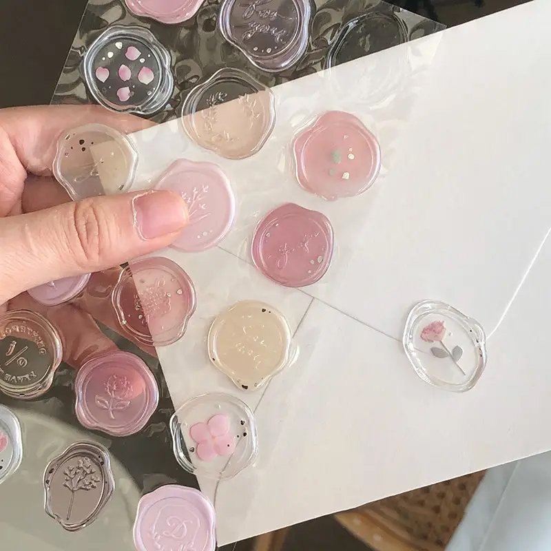 Wax Seal Stamp Kit - 15/18pcs, Stiker Segel Lilin Vintage, Dekorasi