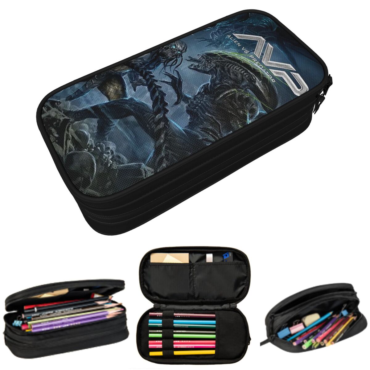 Office Supply Vs Stationery - Kotak Pensil Permainan Alien Vs Predator