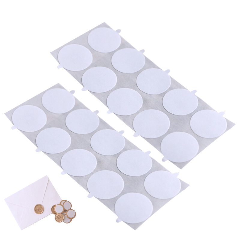 Wax Seal Stamp Kit - Stiker cap lilin perekat sendiri, 100/200/500