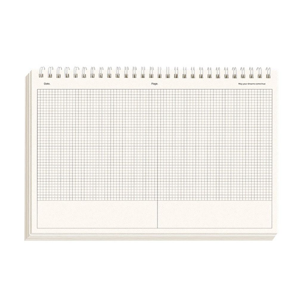 Graph Paper Pad - Buku Catatan Spiral Kertas Tebal Sederhana