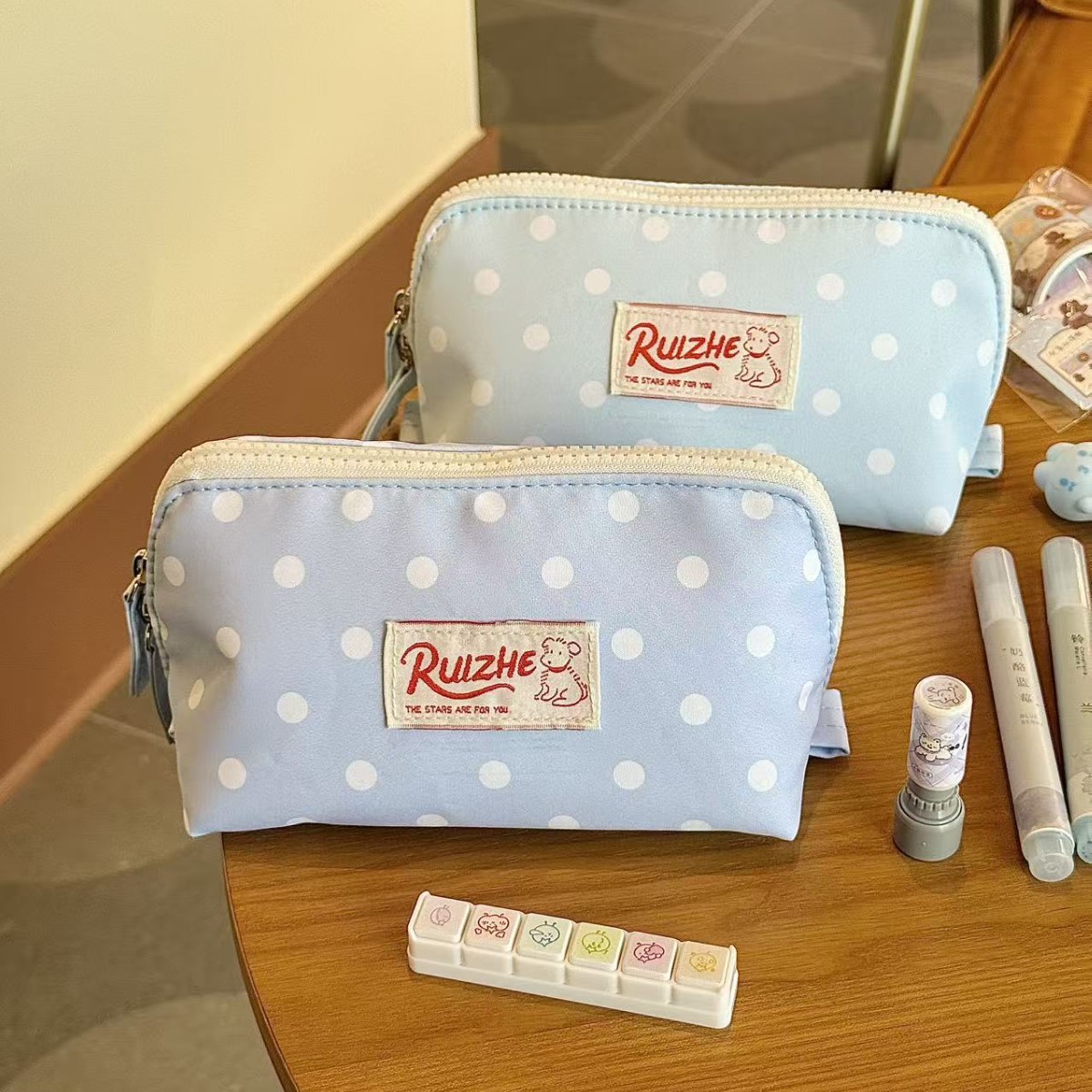 Pencil Case Large - Tempat pensil multifungsi, tas alat tulis