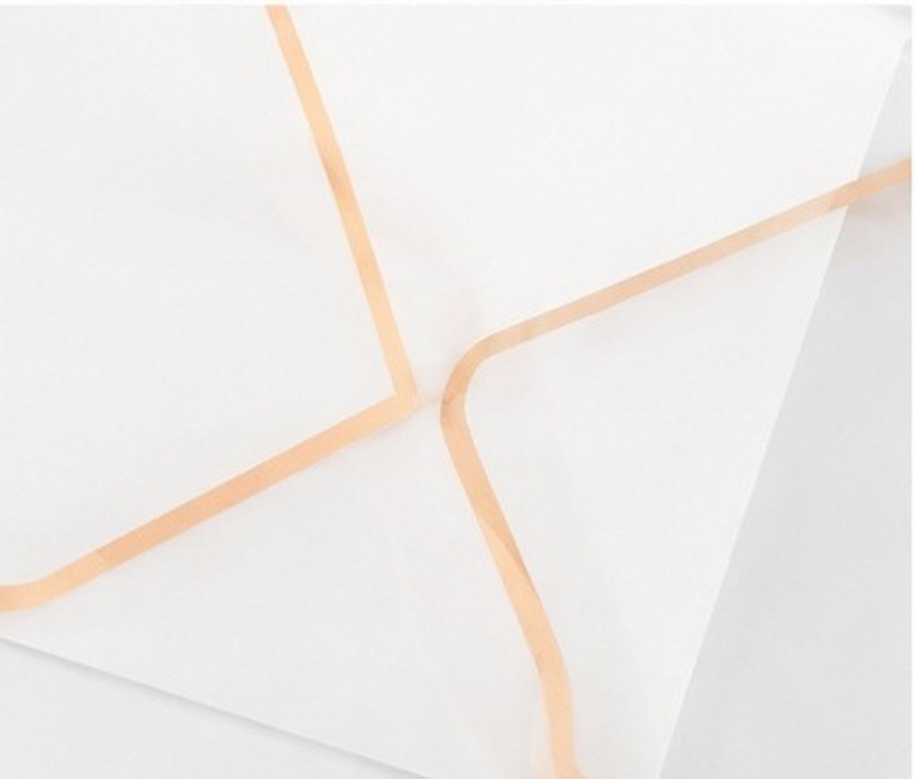 Letter Envelope Kraft - 10 buah amplop undangan pernikahan untuk