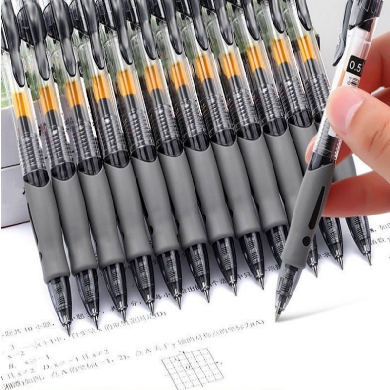 Stationery Supplier - 13/30pcs Set Pulpen Gel Retractable Tinta