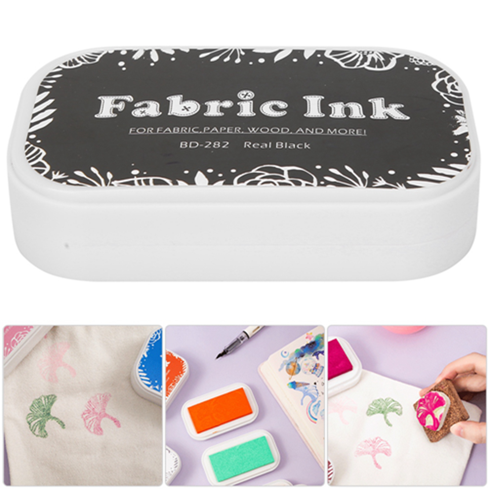 Self Inking Stamp - 10 Buah Bantalan Tinta Spons Retro
