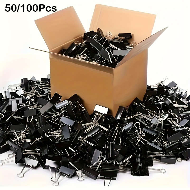 Binder Clip Assorted - Klip Binder Berwarna & Hitam, Penjepit