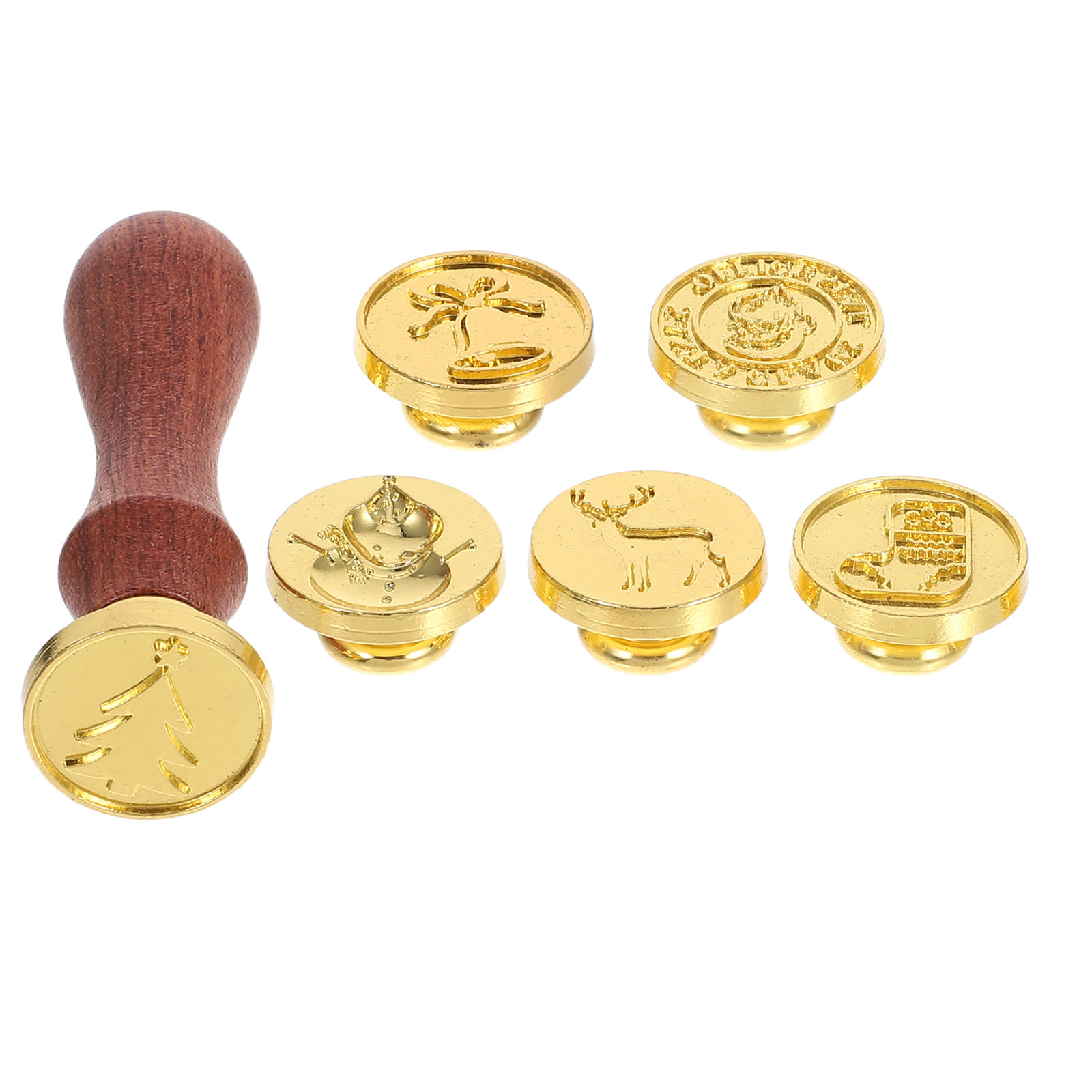 Wax Seal Stamp Kit - 1 Set Kit Stempel Lilin Motif