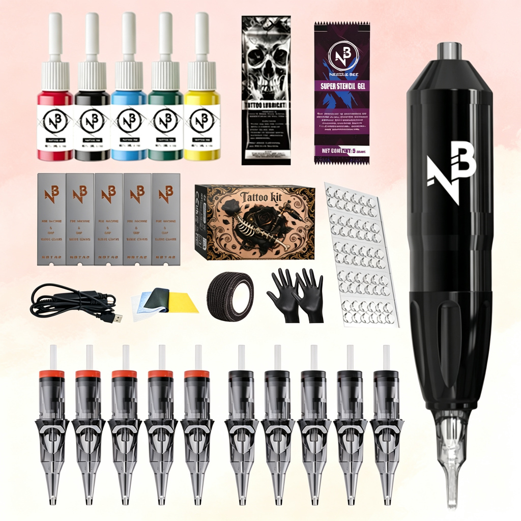 Fountain Pen Ink - Kit Mesin Pena Tato Rotary Nirkabel