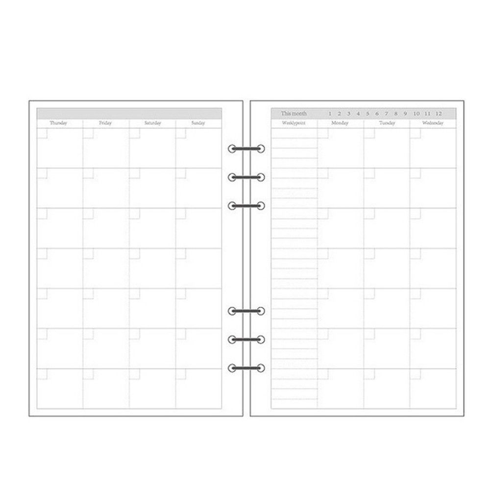 Notebook Dotted A5 - Buku Agenda Harian Grid 45 Lembar,