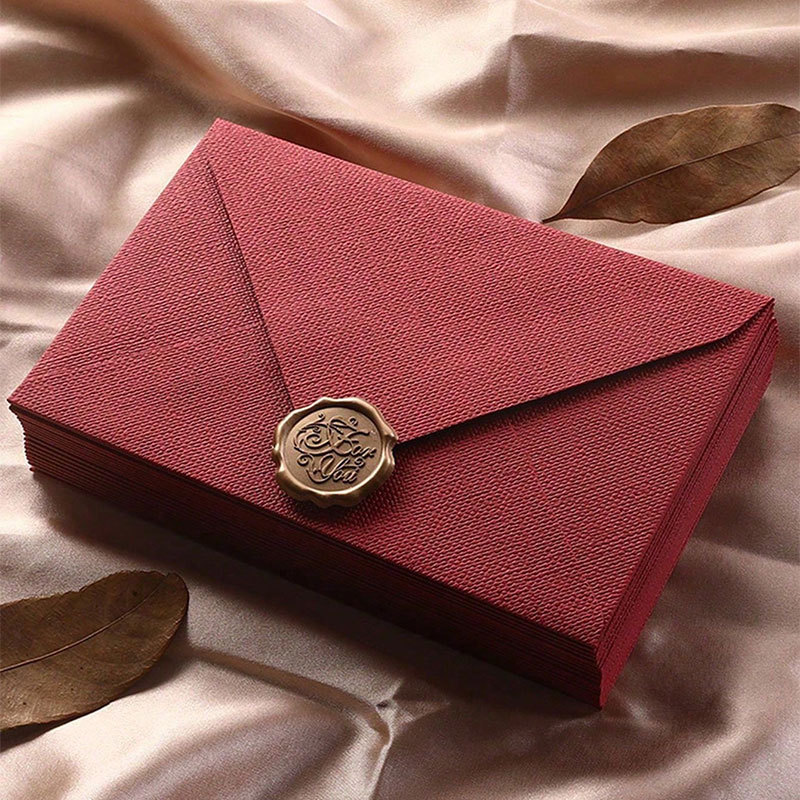 10 Set 16X11Cm Kartu Ucapan Te - Wax Seal Stamp Kit ulasan dan harga