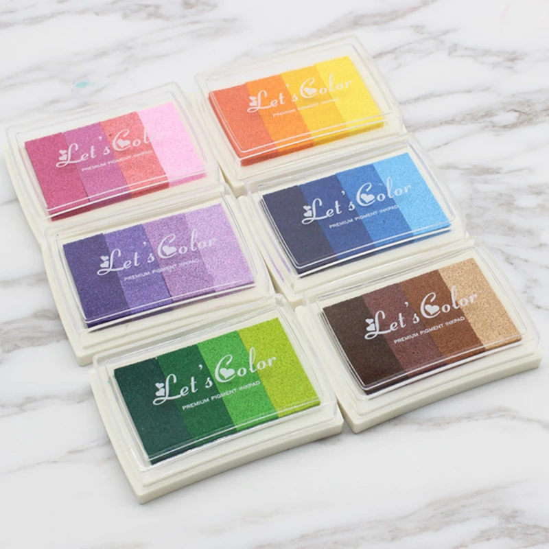 1 Buah 4 Warna Bantalan Tinta  - Self Inking Stamp ulasan dan harga