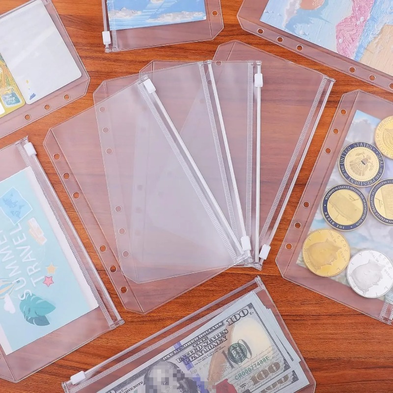 10 PCS Kantong Binder PVC Ampl - Portfolio Folder Zip ulasan dan harga