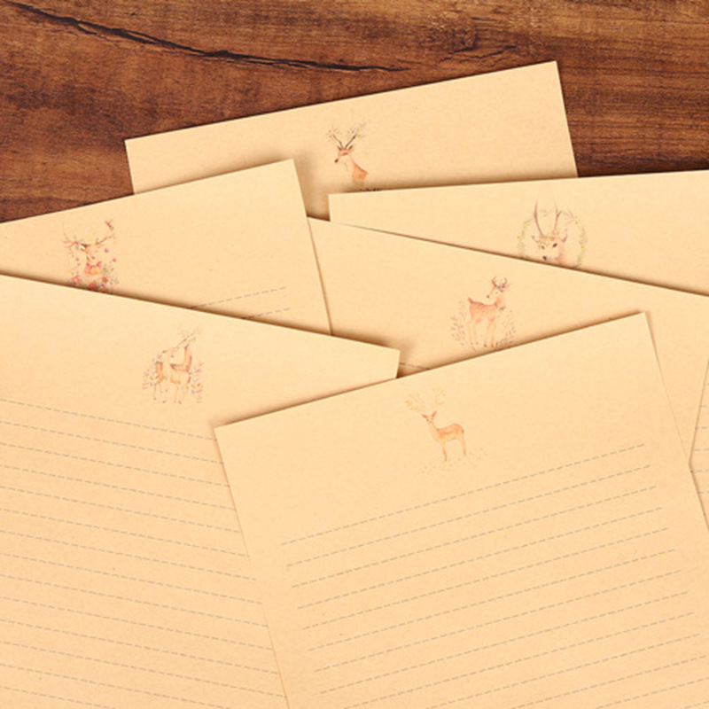 10 Amplop, 10 Lembar Kop Surat - Letter Envelope Kraft ulasan dan harga