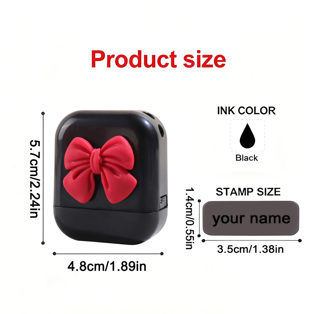 Stempel Nama Anak Kustom Perso - Self Inking Stamp ulasan dan harga