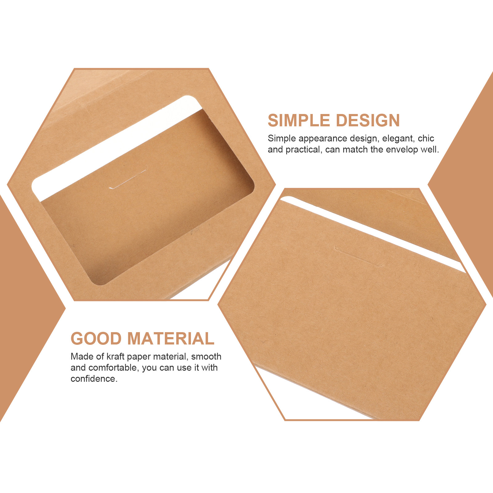 10 Buah Kotak Kartu Pos, Kotak - Letter Envelope Kraft ulasan dan harga