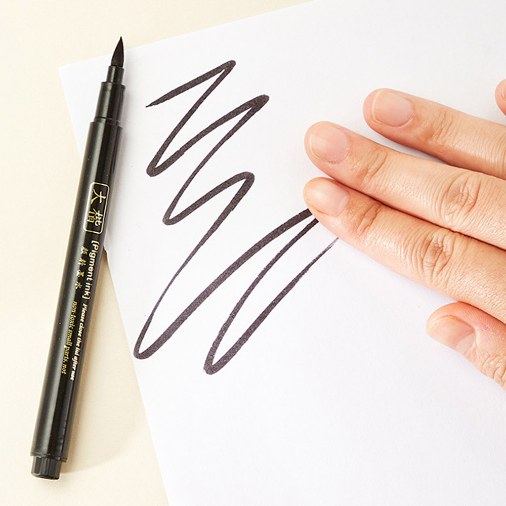 4 Buah Pena Kuas Pena Kaligraf - Stationery Supplier ulasan dan harga