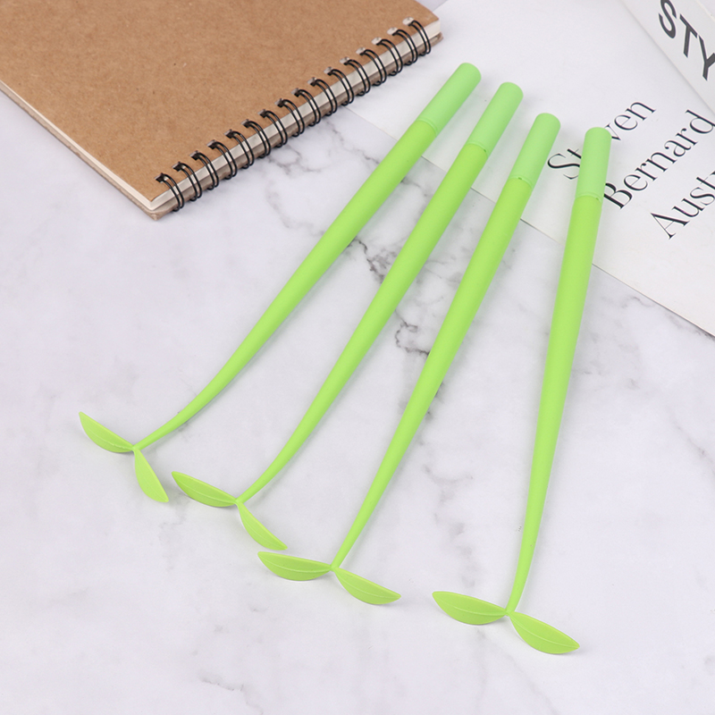 4 Buah Pena Gel Daun Keberuntu - Fountain Pen Ink ulasan dan harga