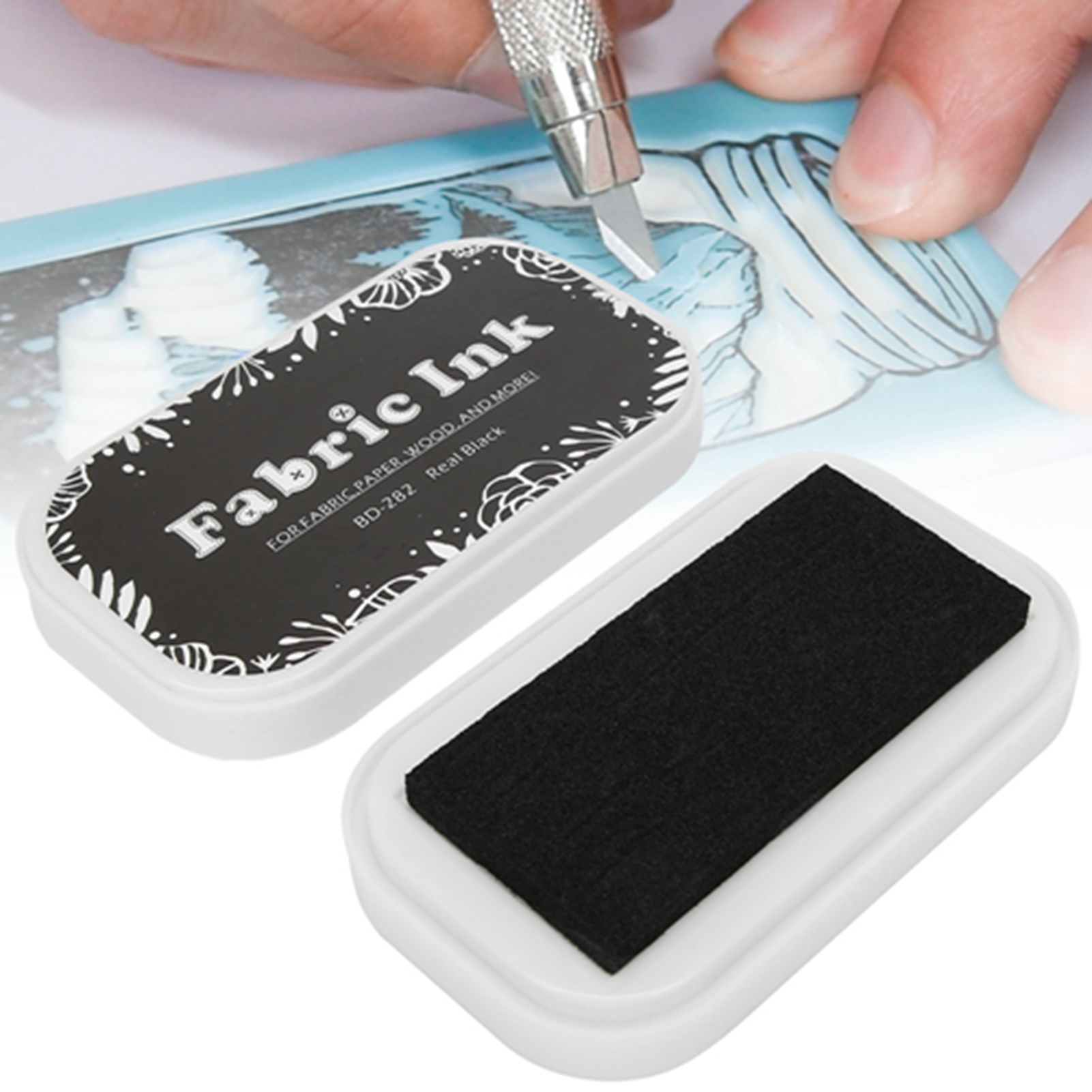 10 Buah Bantalan Tinta Spons R - Self Inking Stamp ulasan dan harga