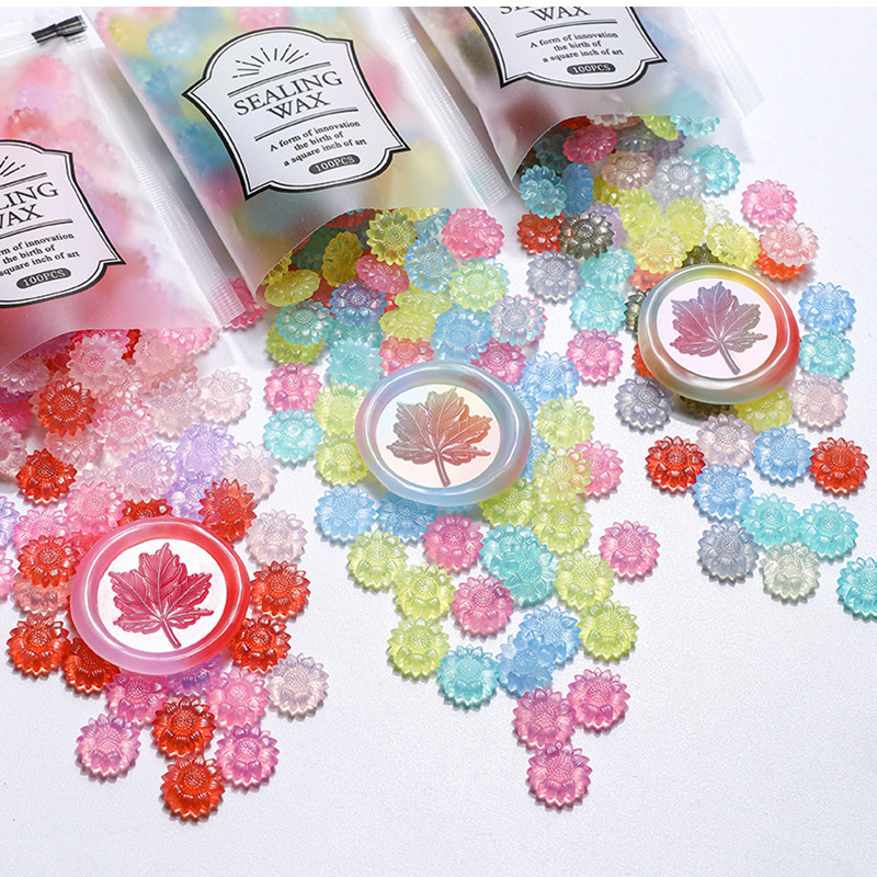 100 Buah Manik-manik Lilin Pen - Wax Seal Stamp Kit ulasan dan harga
