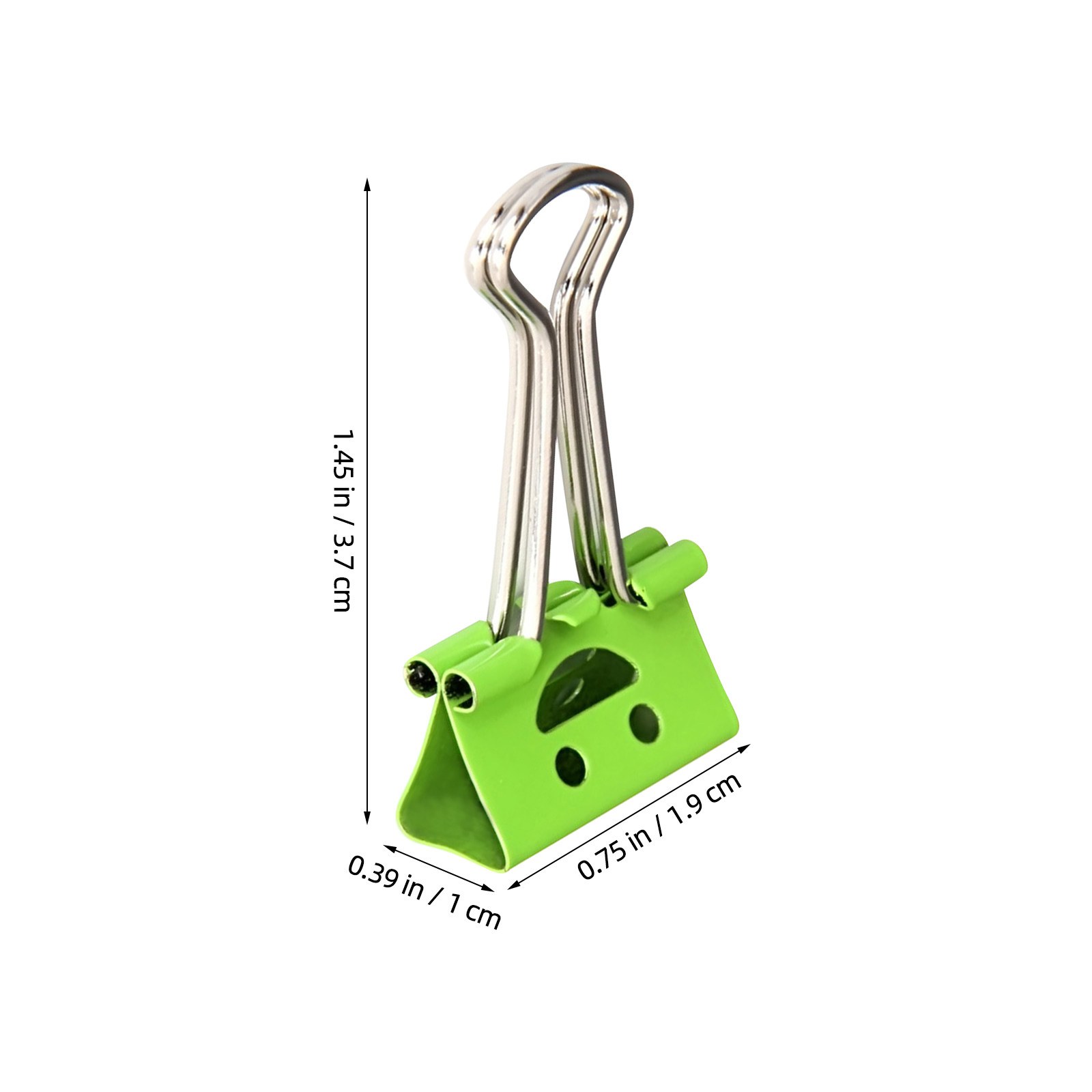 40 buah klip kertas dengan ber - Binder Clip Assorted ulasan dan harga