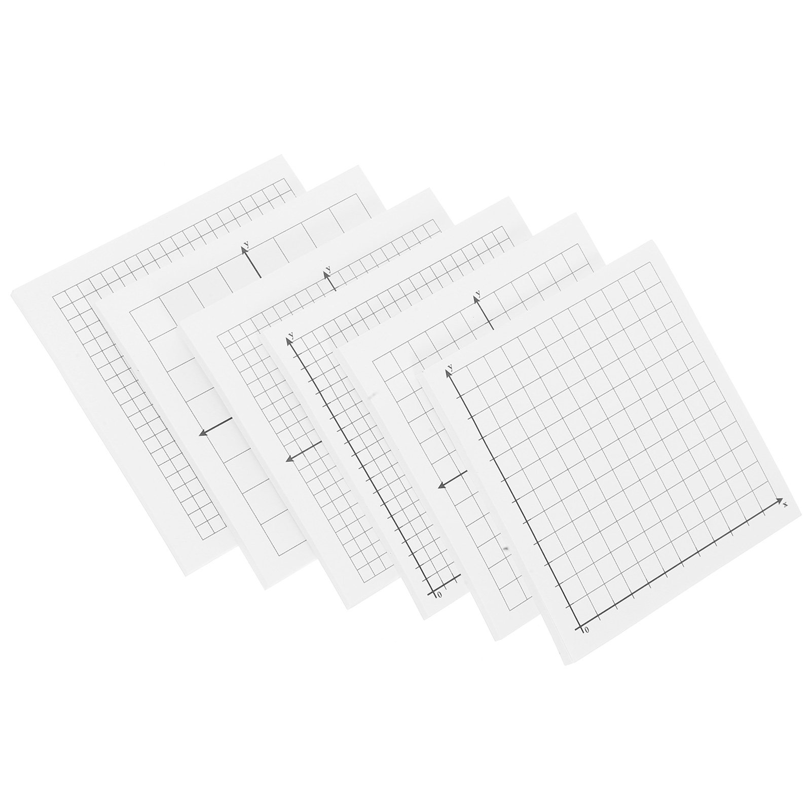 6 buah Buku Catatan Tempel Ber - Graph Paper Pad ulasan dan harga