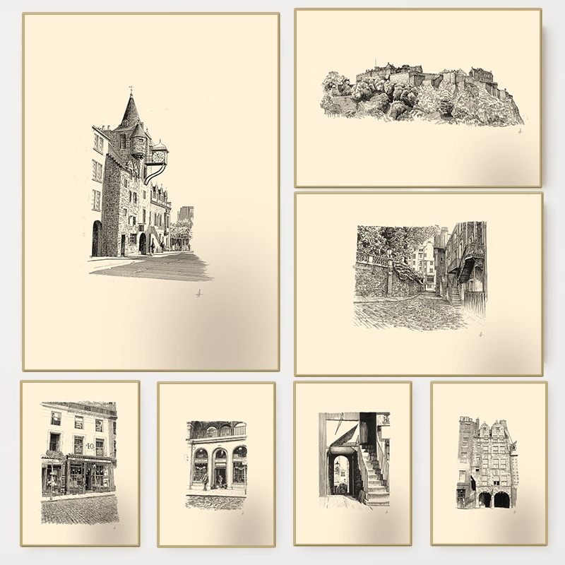 Poster Sketsa Gambar Tinta Pen - Fountain Pen Ink ulasan dan harga