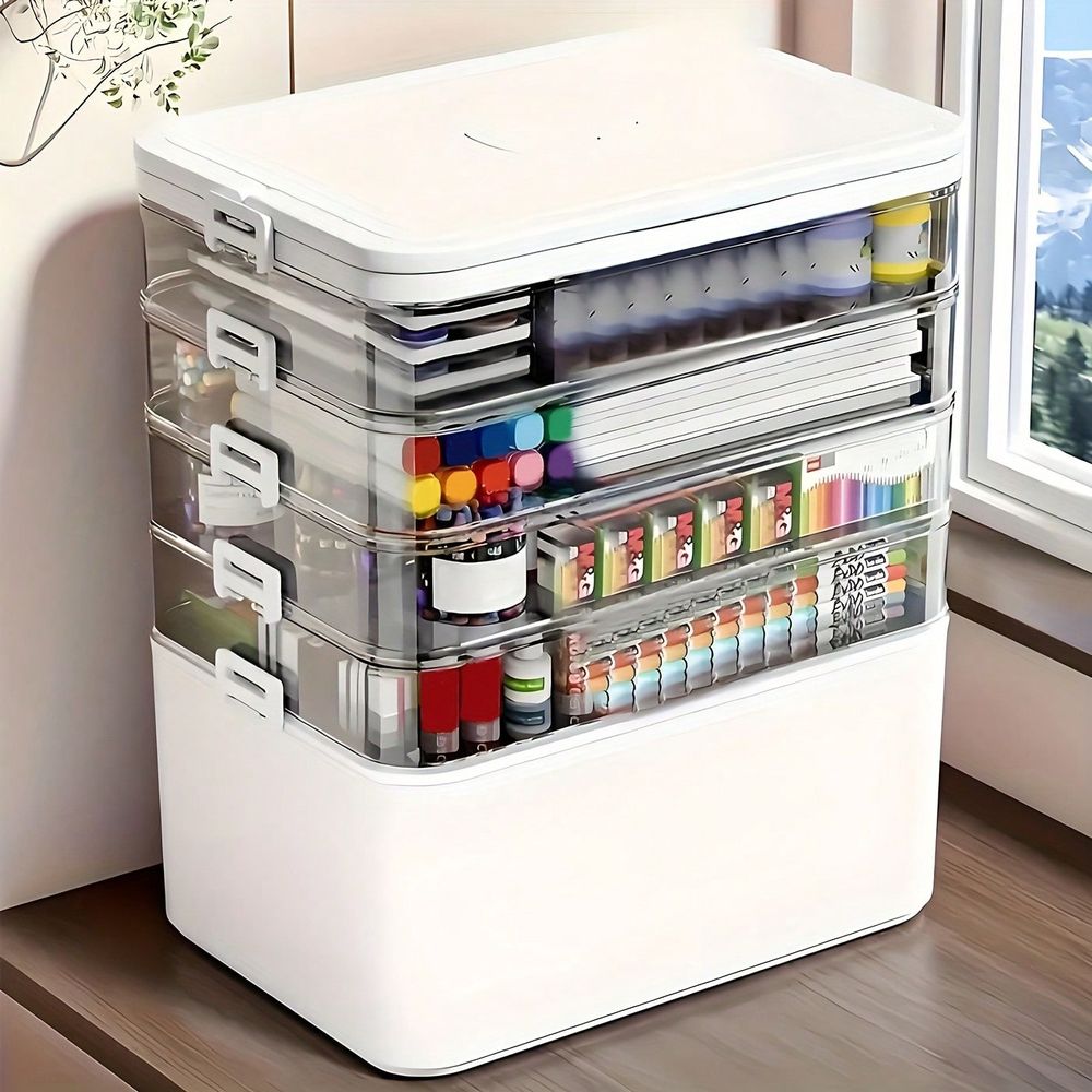 Organizer Obat Multi-Layer Tra - Stationery Office ulasan dan harga